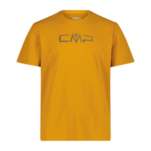 Load image into Gallery viewer, CMP Men's Round Neck Logo Technical Tee (Curcuma)