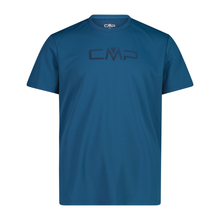 Load image into Gallery viewer, CMP Men's Round Neck Logo Technical Tee (Petroleum)