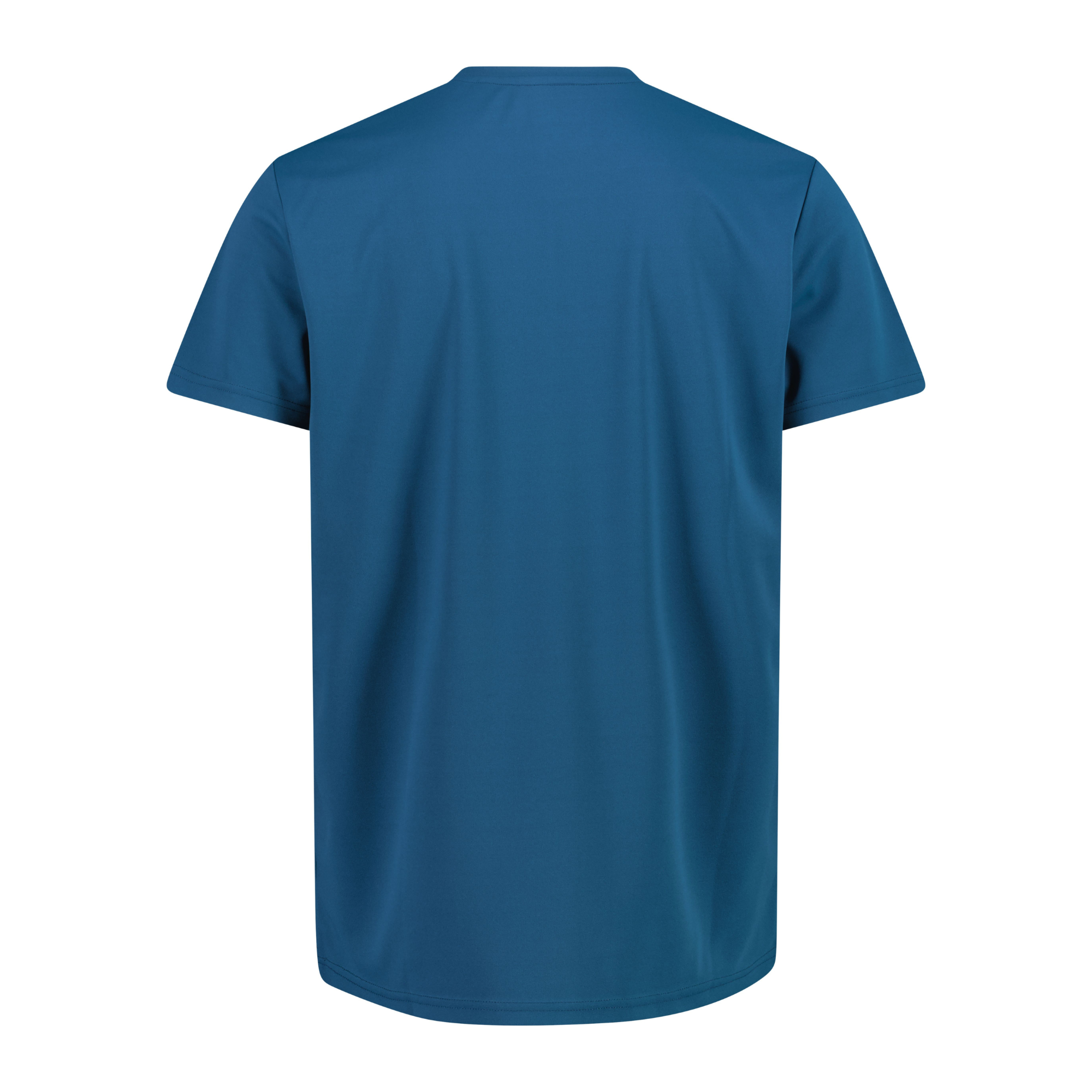 CMP Men's Round Neck Logo Technical Tee (Petroleum)