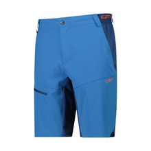 Load image into Gallery viewer, CMP Men's Stretch Bermuda Hiking Shorts (9in)(Pacific)