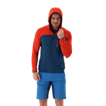 Load image into Gallery viewer, CMP Men's Unlimitech Terry Fleece Hooded Full Zip Fleece (Ocean)