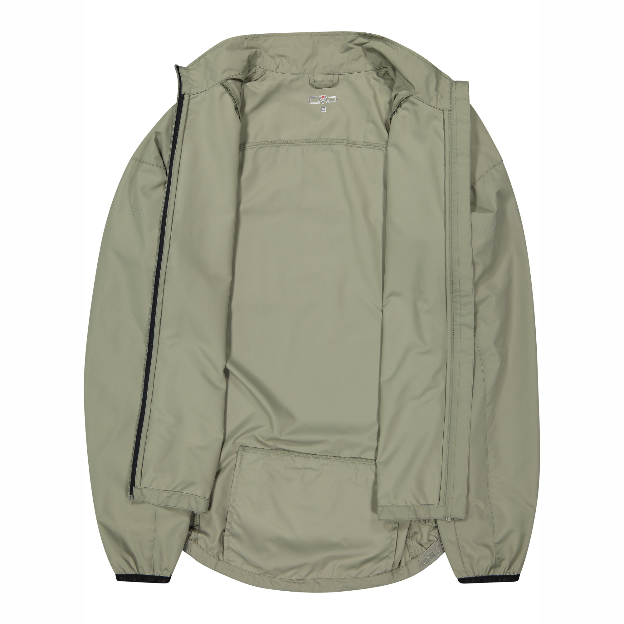 CMP Men's Windproof Cycling Jacket with Detachable Sleeves Sage E663 32C6737