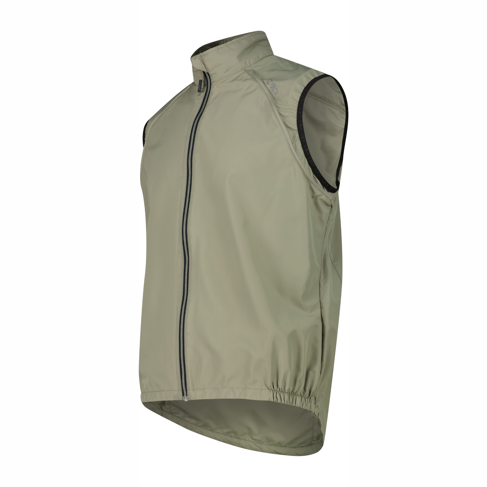 CMP Men's Windproof Cycling Jacket with Detachable Sleeves Sage E663 32C6737
