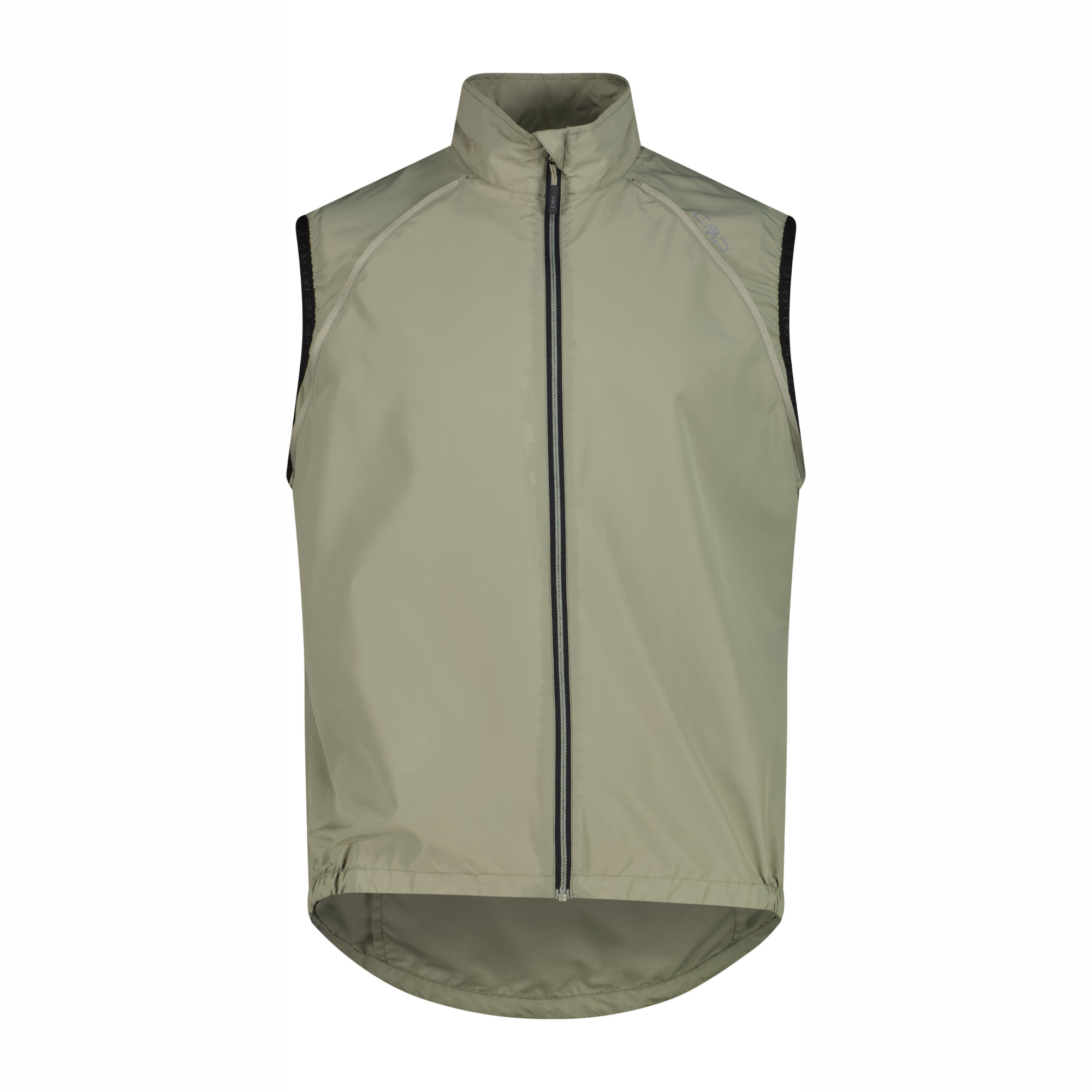 CMP Men's Windproof Cycling Jacket with Detachable Sleeves Sage E663 32C6737