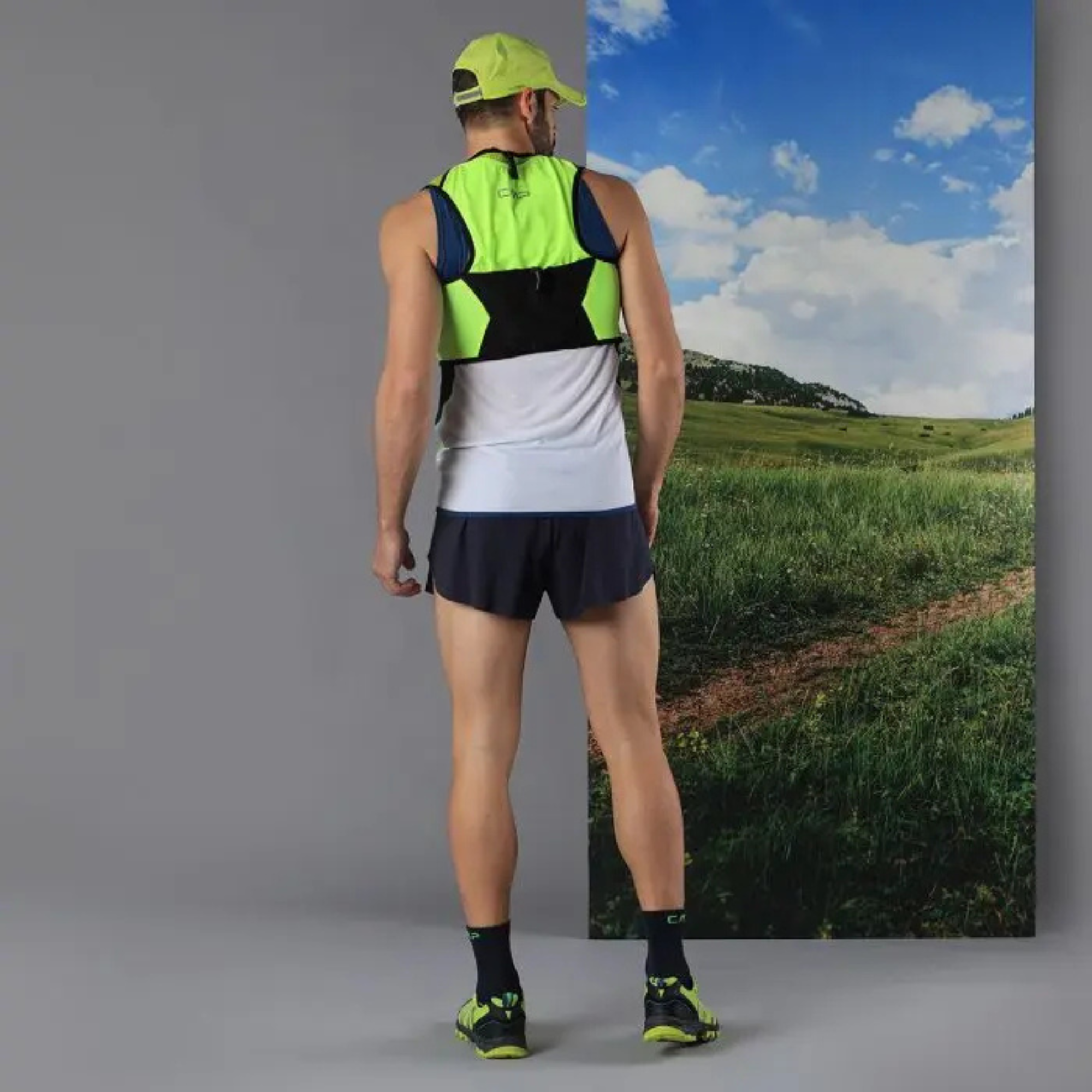 CMP Unisex Santa Fe 8L Trail Running Vest (Acido)