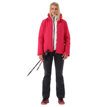 Load image into Gallery viewer, CMP Women's 3-IN-1 Waterproof Insulated Jacket (Red Carminio)