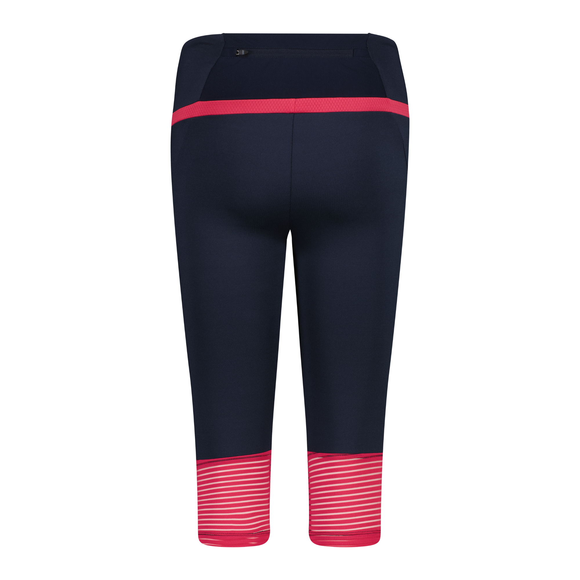 CMP Women's 4 Way Stretch 3/4 Leggings (B. Blue/Magenta)