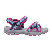 Load image into Gallery viewer, CMP Women's Almaak Vegan Friendly Hiking Sandals (Blue/Fuxia)