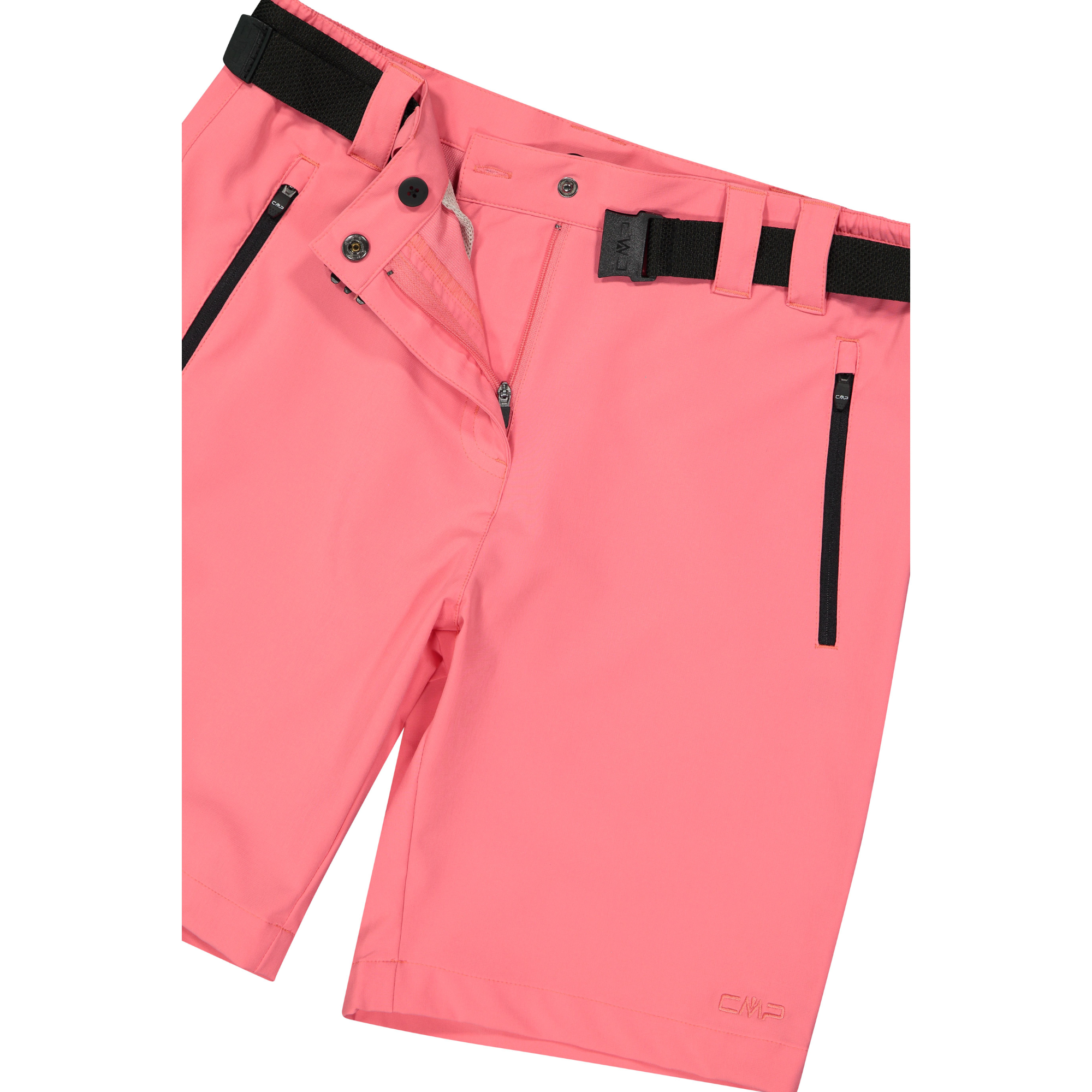 CMP Women's Bermuda Belted Shorts (Coral)(8in)