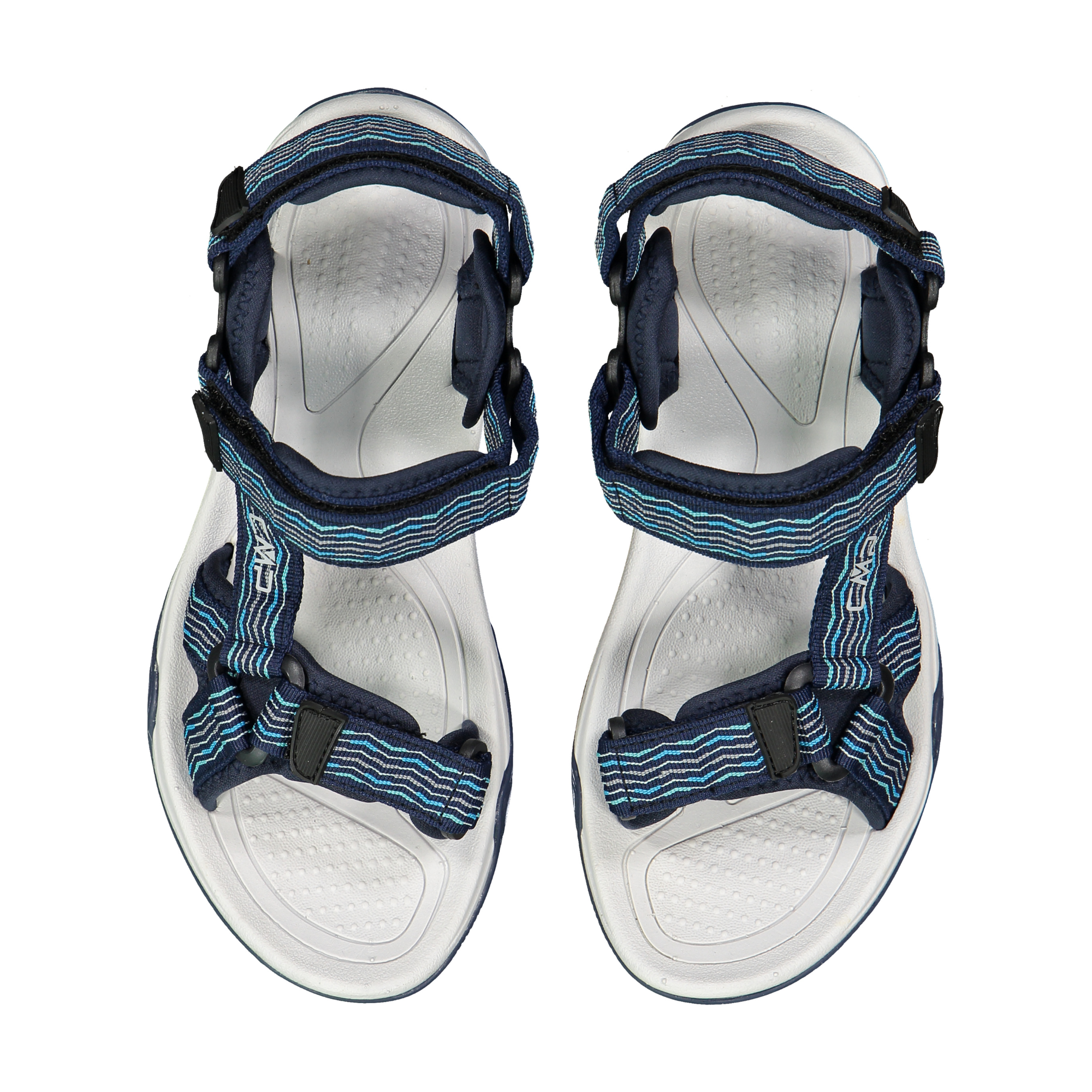 CMP Women's Hamal Vegan Friendly Hiking Sandals (Blue/Acqua)