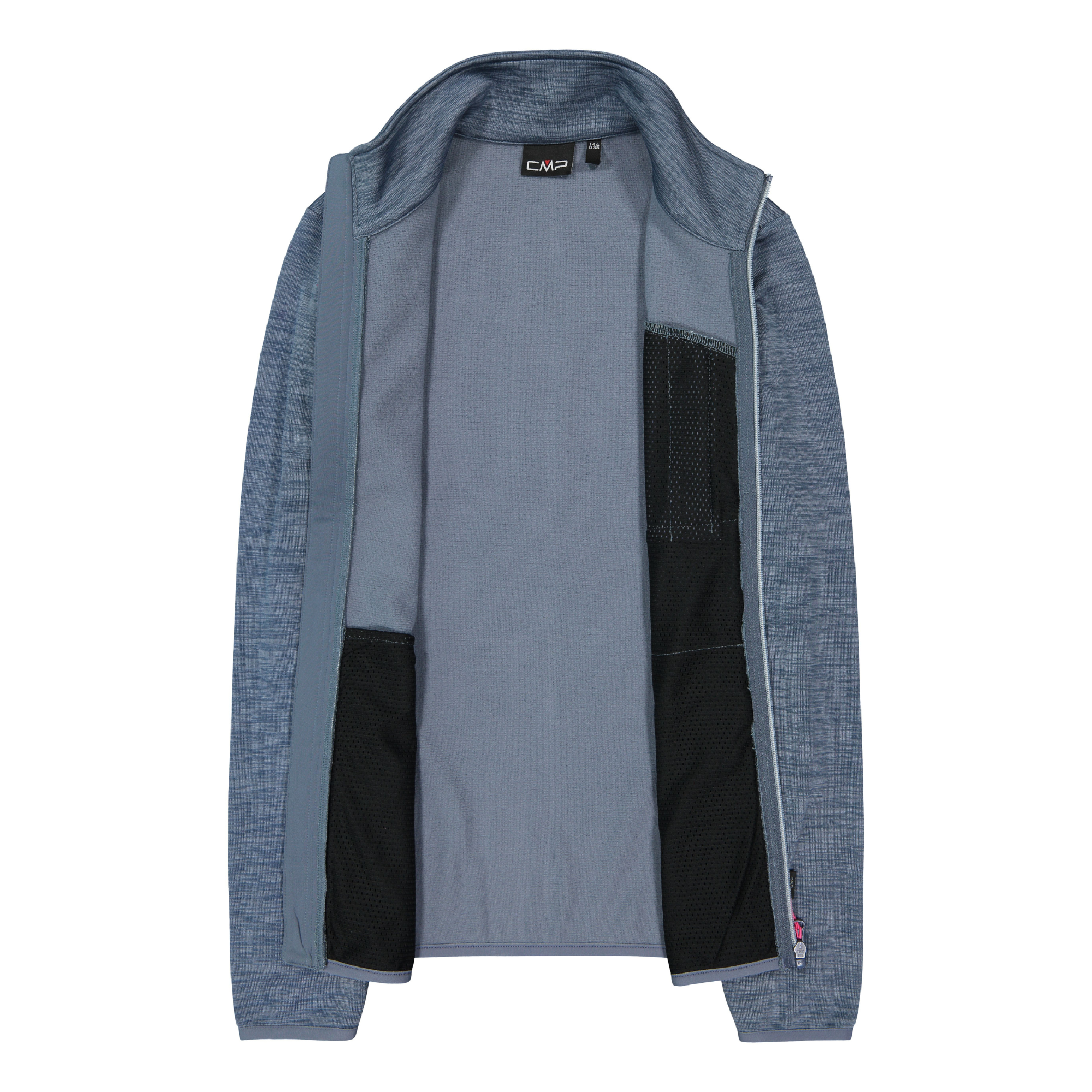 CMP Women's Jacquard Full Zip Fleece (Space Mel)