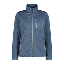 Load image into Gallery viewer, CMP Women's Jacquard Full Zip Fleece (Space Mel)