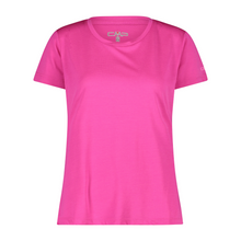Load image into Gallery viewer, CMP Women's Jacquard Jersey Short Sleeve Technical Tee (Festival)