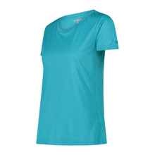 Load image into Gallery viewer, CMP Women's Jacquard Jersey Short Sleeve Technical Tee (Tiffany)