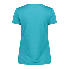 Load image into Gallery viewer, CMP Women's Jacquard Jersey Short Sleeve Technical Tee (Tiffany)