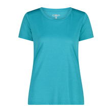 Load image into Gallery viewer, CMP Women's Jacquard Jersey Short Sleeve Technical Tee (Tiffany)