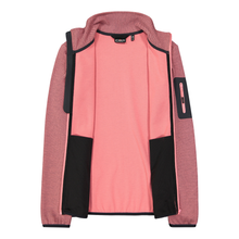 Load image into Gallery viewer, CMP Women's Knit Tech Full Zip Fleece (Coral/Anthracite)