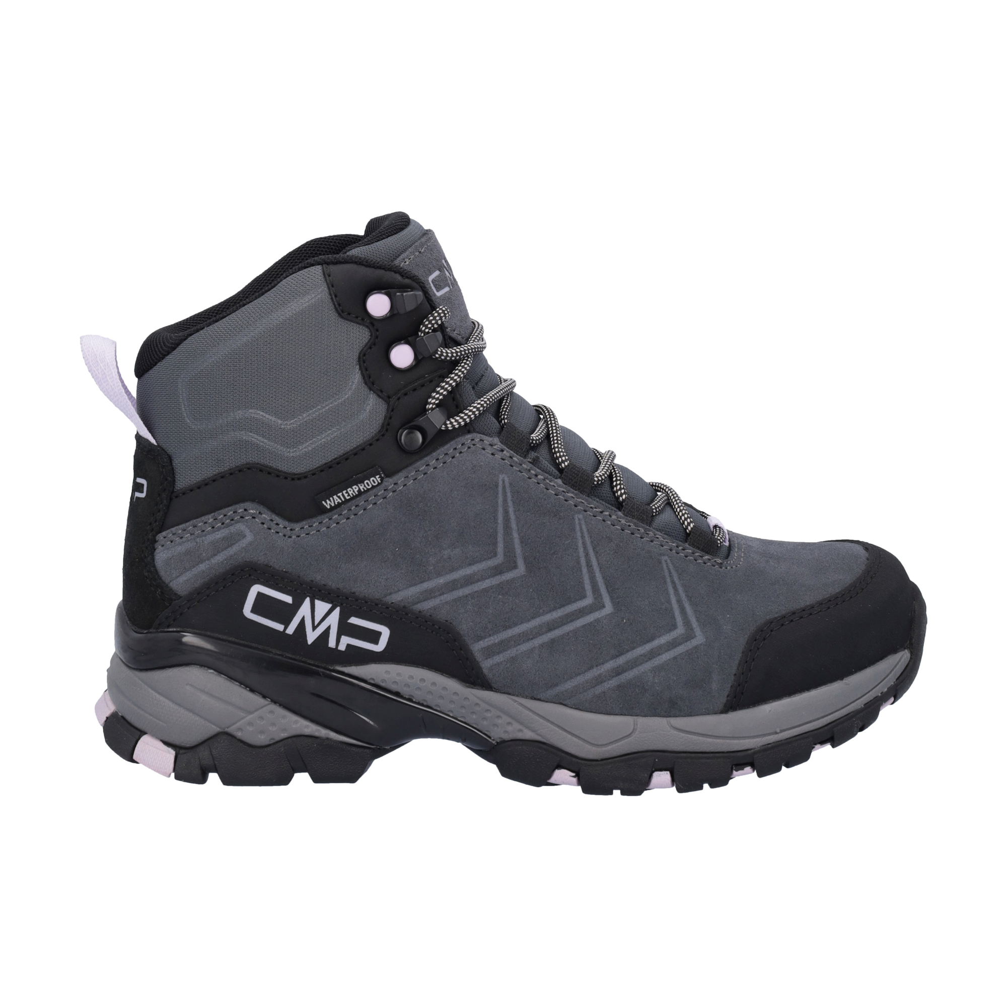 CMP Women's Melnick 2.0 Waterproof Mid Trail Boots (Titanio/Lilac)