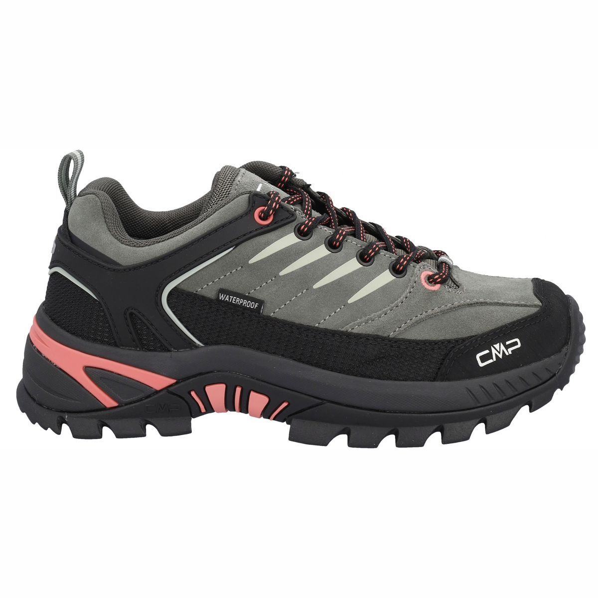 CMP Women's Rigel 2.0 Low Waterproof Trekking Trail Shoes Avocado Coral 25FV 3Q18246