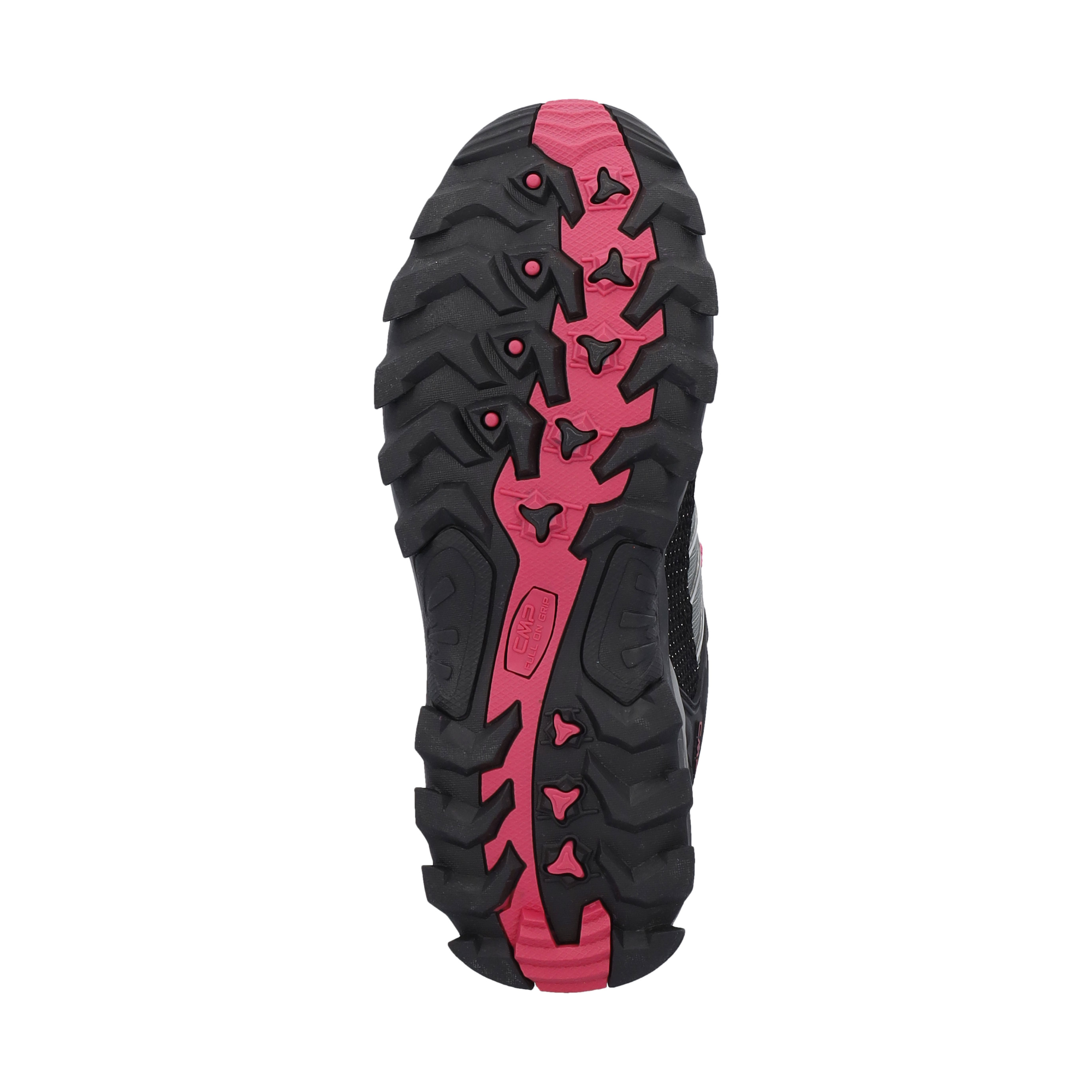 CMP Women's Rigel Low Trekking Waterproof Trail Shoes (Grey/Fuxia/Ice)