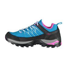 Load image into Gallery viewer, CMP Women's Rigel Low Trekking Waterproof Trail Shoes (Hawaian/Aqua)