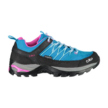 Load image into Gallery viewer, CMP Women's Rigel Low Trekking Waterproof Trail Shoes (Hawaian/Aqua)