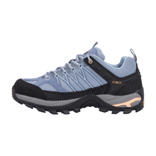 Load image into Gallery viewer, CMP Women's Rigel Low Trekking Waterproof Trail Shoes (Storm/Sunrise)