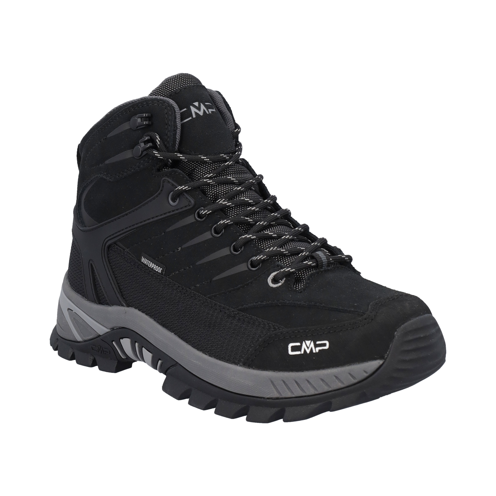 CMP Men's Rigel Trekking 2.0 Waterproof Mid Trail Boots (Nero/Grey)