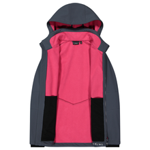 Load image into Gallery viewer, CMP Women's Comfort Fit Softshell Jacket (Titanio/Carminio)