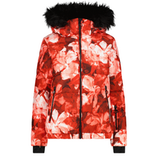 Load image into Gallery viewer, CMP Women's Twill Hooded Waterproof Insulated Ski Jacket (Corallo/Bianco)