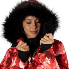 Load image into Gallery viewer, CMP Women's Twill Hooded Waterproof Insulated Ski Jacket (Corallo/Bianco)