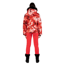 Load image into Gallery viewer, CMP Women's Twill Hooded Waterproof Insulated Ski Jacket (Corallo/Bianco)