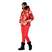 Load image into Gallery viewer, CMP Women's Twill Hooded Waterproof Insulated Ski Jacket (Corallo/Bianco)