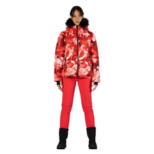 Load image into Gallery viewer, CMP Women's Twill Hooded Waterproof Insulated Ski Jacket (Corallo/Bianco)