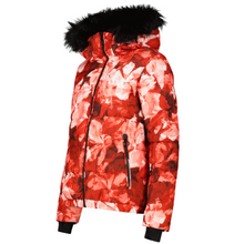 Load image into Gallery viewer, CMP Women's Twill Hooded Waterproof Insulated Ski Jacket (Corallo/Bianco)