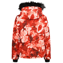 Load image into Gallery viewer, CMP Women's Twill Hooded Waterproof Insulated Ski Jacket (Corallo/Bianco)