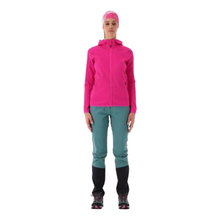 Load image into Gallery viewer, CMP Women's Unlimitech Stretch Grid Technical Hooded Full Zip Fleece (Festival)
