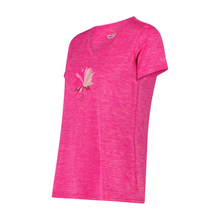 Load image into Gallery viewer, CMP Women's V Neck Printed Short Sleeve Technical Tee (Festival Melange)