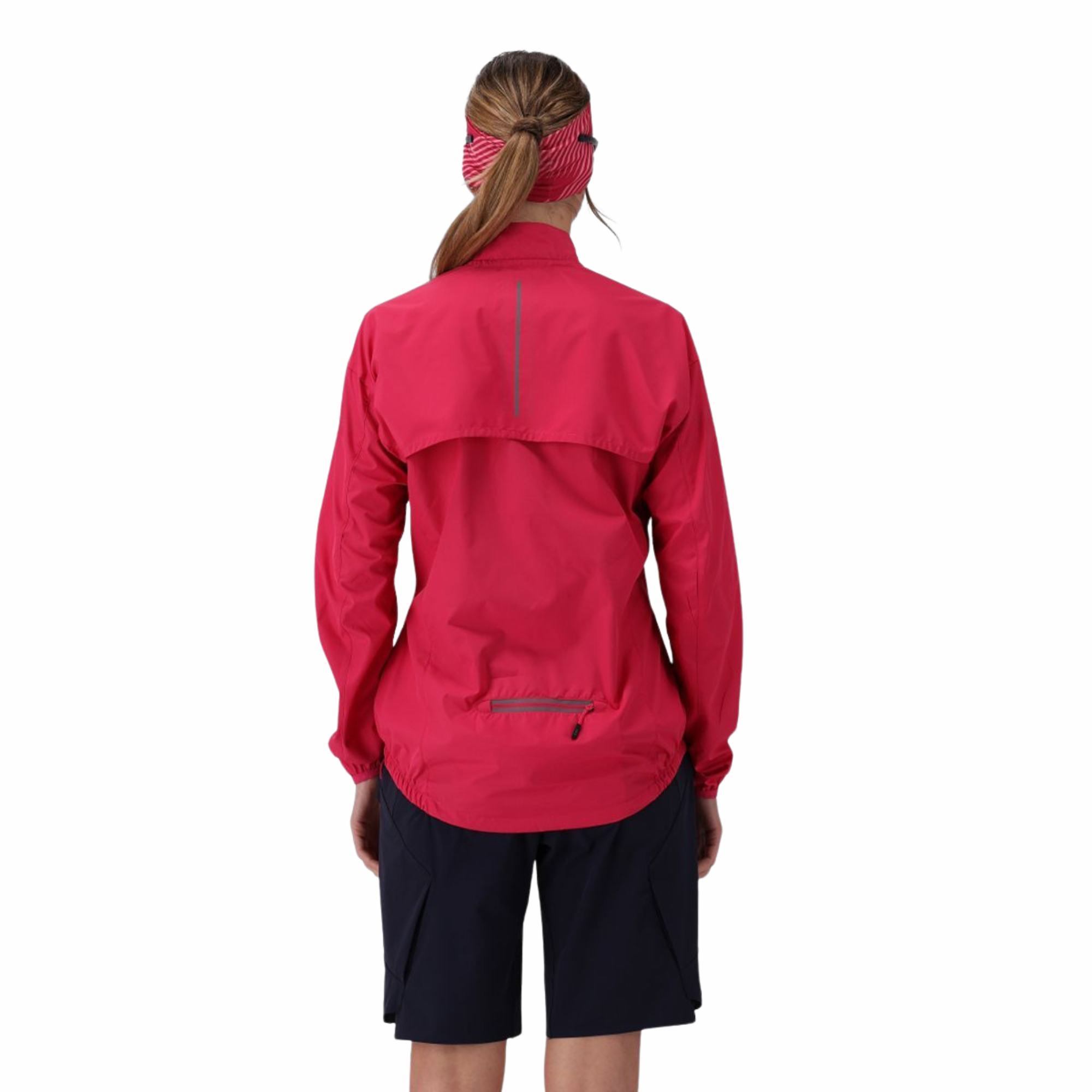 CMP Women's Windproof Cycling Jacket with Detachable Sleeves Magenta B807 32C6136
