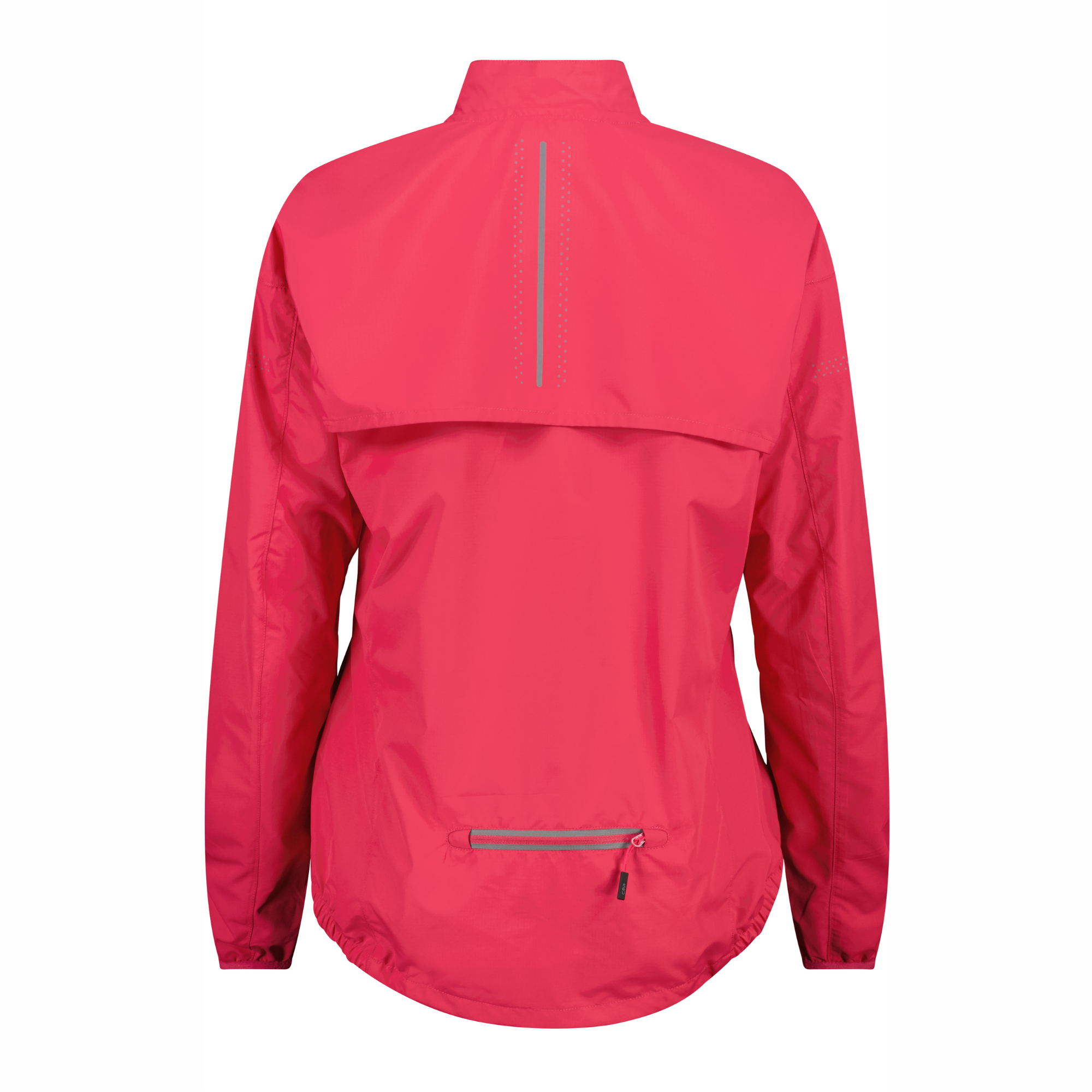 CMP Women's Windproof Cycling Jacket with Detachable Sleeves Magenta B807 32C6136