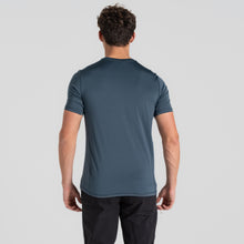 Load image into Gallery viewer, Craghoppers Men&#39;s Charon Short Sleeve Tech Tee (Blue Stone)
