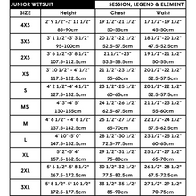 Load image into Gallery viewer, C-Skins Junior Unisex Legend 5/4/3mm GBS Steamer Wetsuit (Cyan/Slate/Multi)