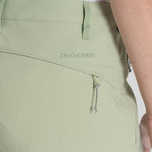 Craghoppers Women's Kiwi Pro II Crop Trousers (Bud Green)