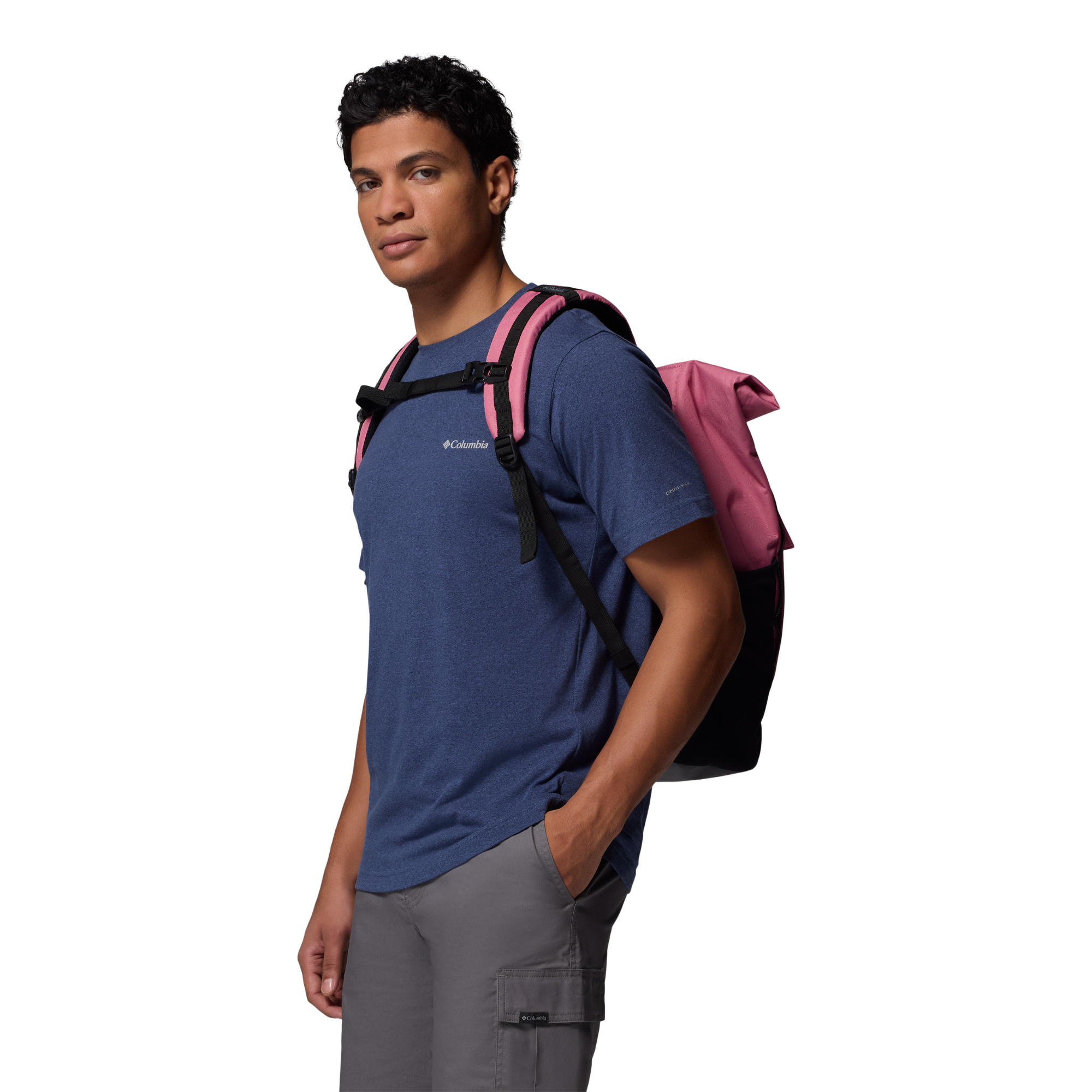 Columbia Convey III 27L Rolltop Backpack (Rosette/Black)