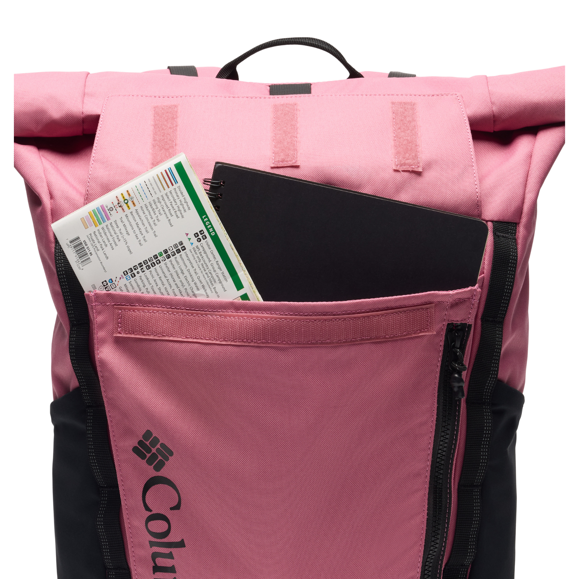 Columbia Convey III 27L Rolltop Backpack (Rosette/Black)