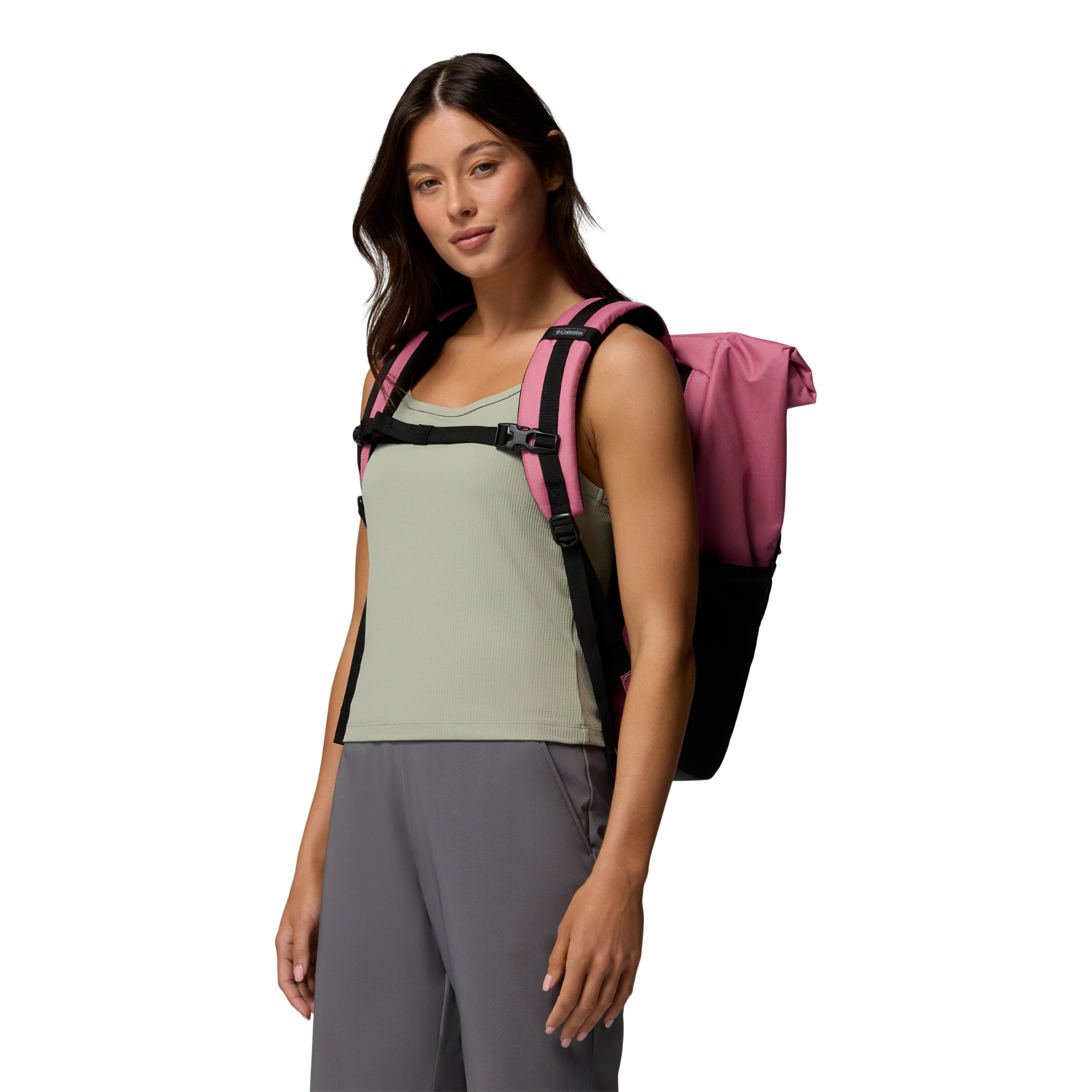 Columbia Convey III 27L Rolltop Backpack (Rosette/Black)