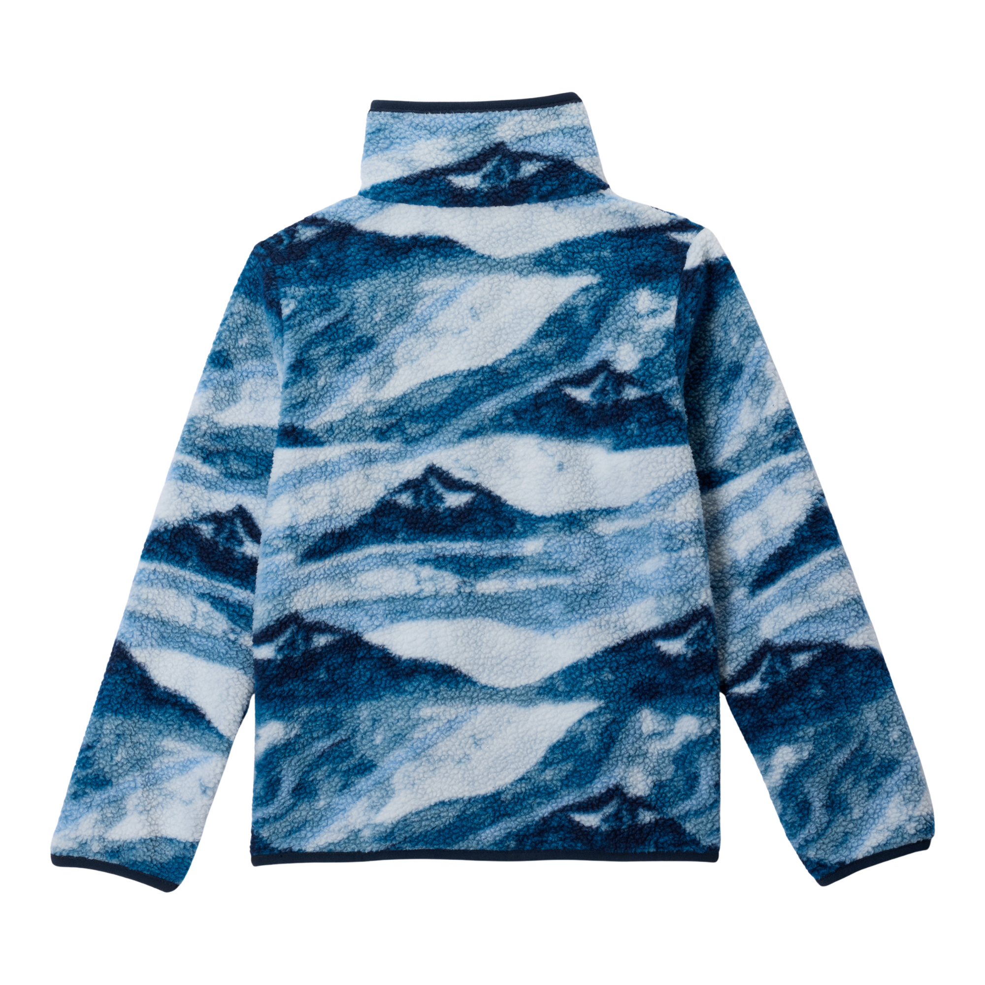 Columbia Kids Helvetia II Printed Half Snap Fleece Rainy Day Summits Tonal Rainy Day 447 2097071