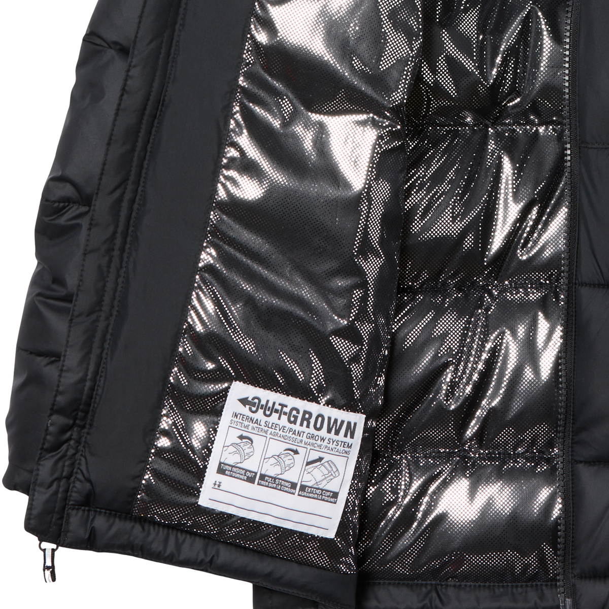 Columbia Kids Pike Lake II Hooded Insulated Jacket Black 010 2050351