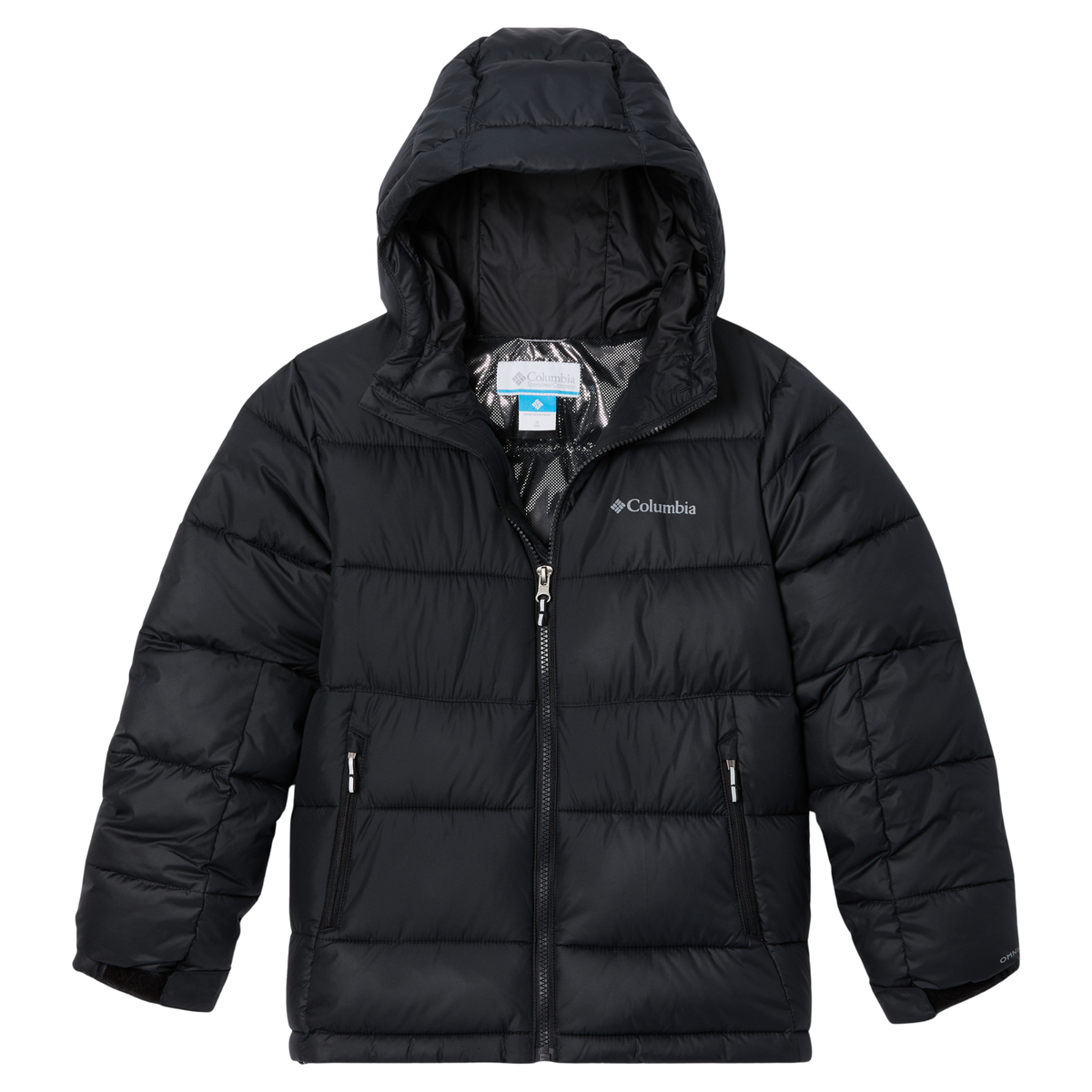 Columbia Kids Pike Lake II Hooded Insulated Jacket Black 010 2050351