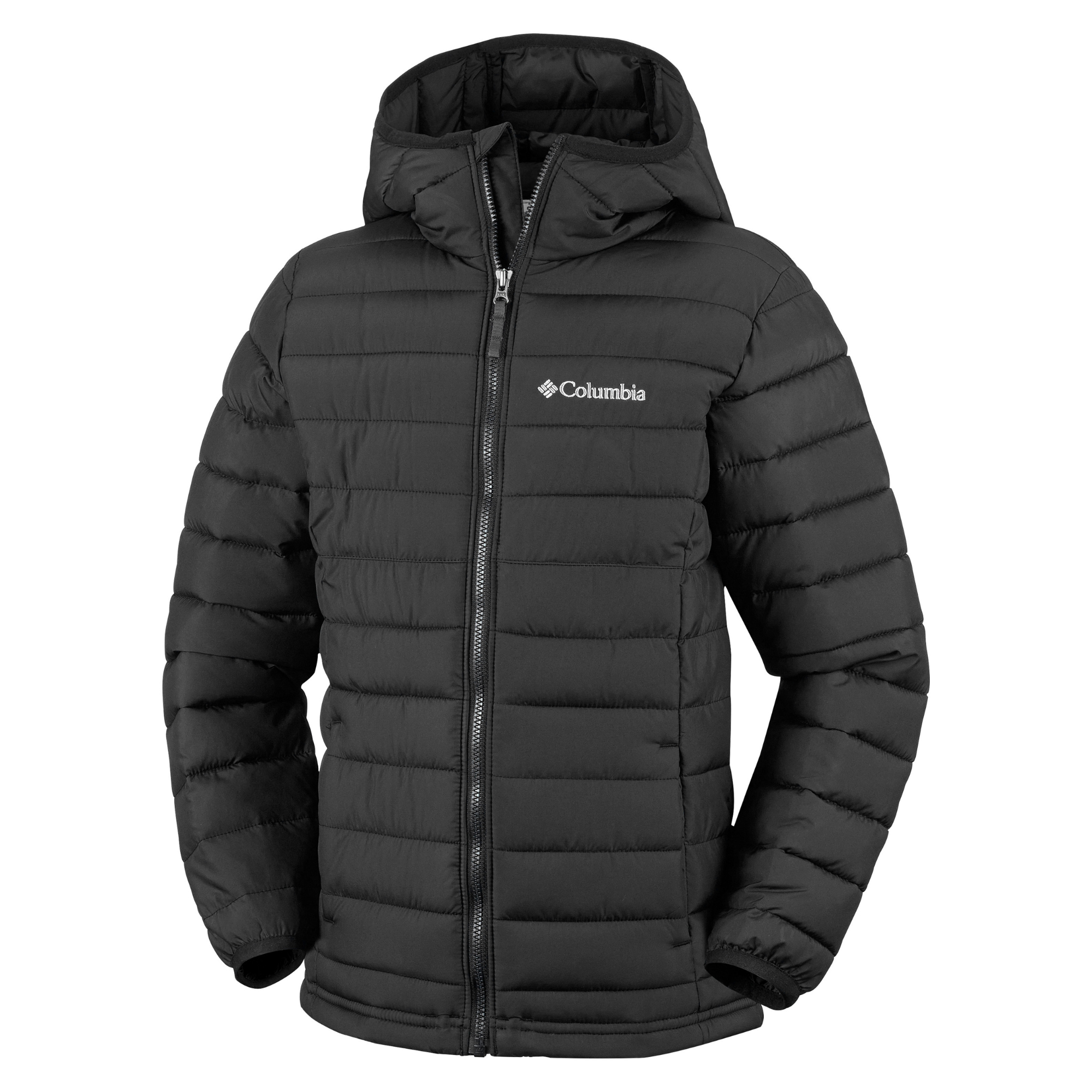 Columbia Kids Powder Lite II Hooded Insulated Jacket Black 010 2090023